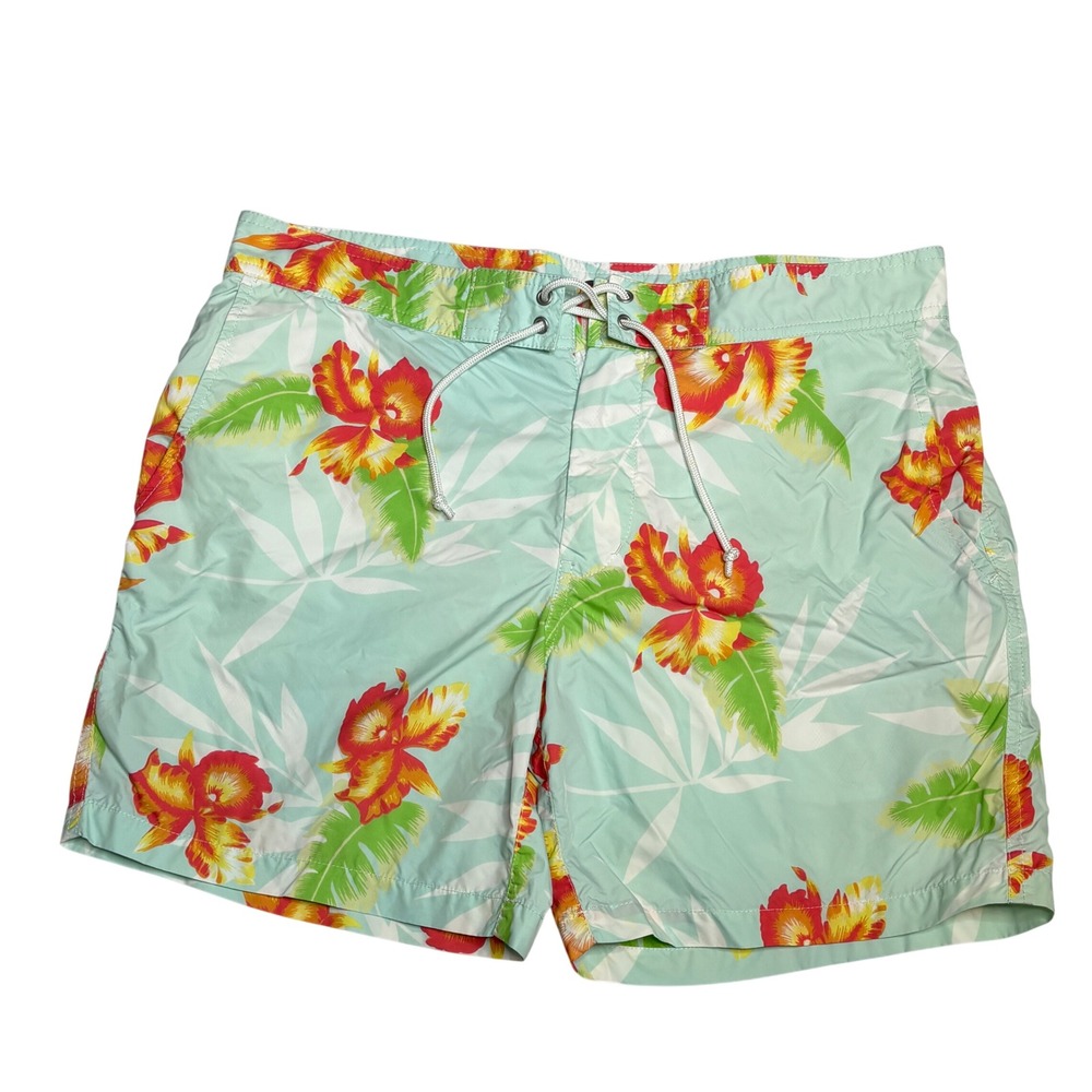 Vince Sunburst‎ Floral Tropical Board Shorts Swimsuit Size 32